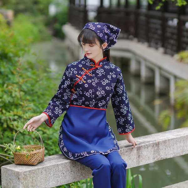 客家 服飾 女 唐裝專業製造批發 中國服 旗袍 居士服 宗教服 道服寶衣 T恤 polo衫 客家花布服裝-客家花布女上衣 客訂版 基本量15件以上