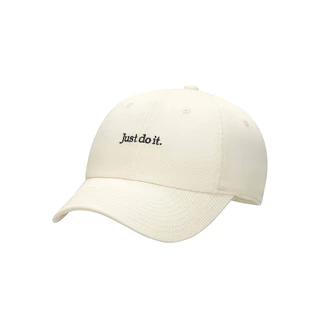 Nike Club Cap just Do It 男女款 淺鵝黃色 刺繡 老帽 帽子 棒球帽 FB5370-113
