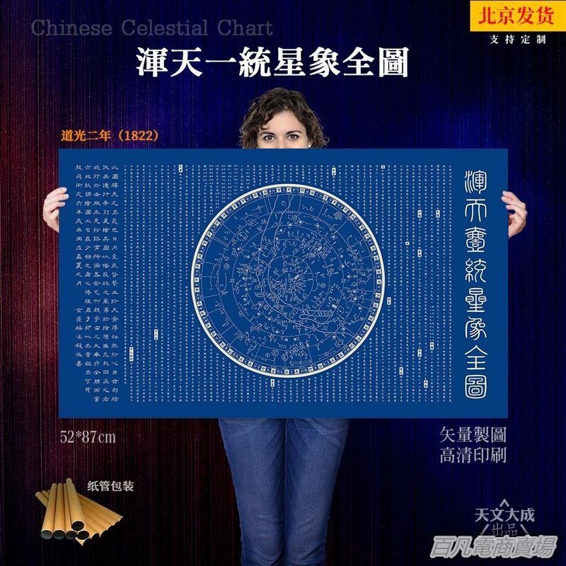 百凡臻選古星圖古代星座分野星圖星官圖全天蓋圖四象五星二十八宿 | 蝦皮購物