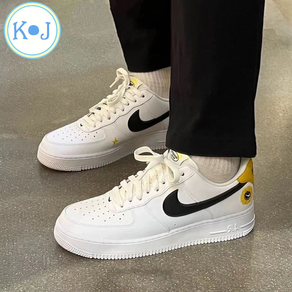 【kJ代購】 Nike Air Force 1 '07 LV8 2 空軍經典休閒板鞋 小雛菊白黃 DM0118-100 | 蝦皮購物