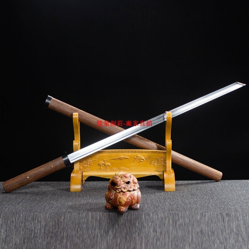 龍泉市刀劍高錳鋼素裝唐橫刀一體居合直刀影視冷兵器工藝品未開刃 | 蝦皮購物