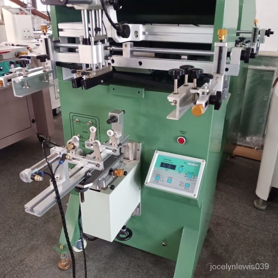 【秒殺100￥定金】絲印機 圓麵絲印機 半自動曲麵絲網印刷機 曲麵絲印機,絲印機 W0VE | 蝦皮購物