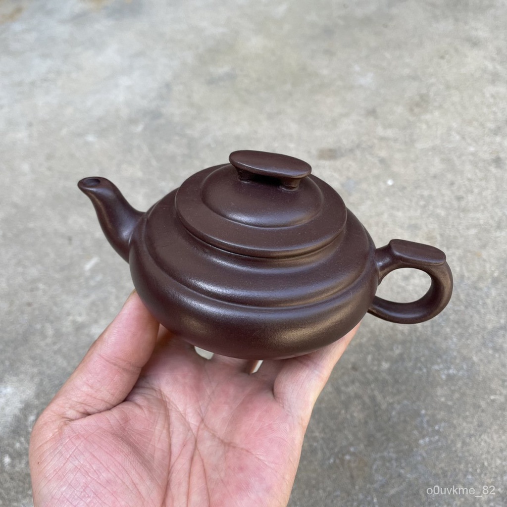 69年庫存處理宜興紫砂壺名傢顧景舟全手工泡茶壺茶具上新橋笑櫻ZV9P