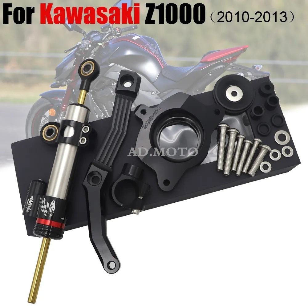 Levier De Frein/clutch Long CNC Noir Pour Kawasaki Z1000 (2007-2013) - Neuf
