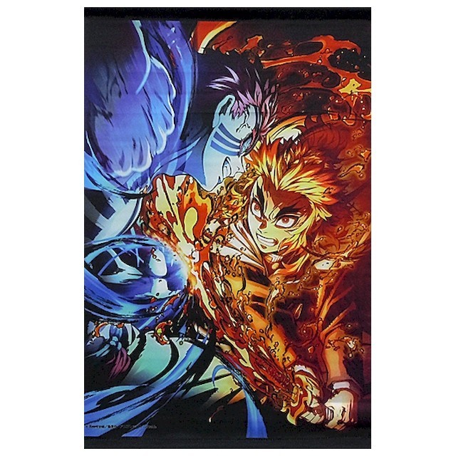 劇場版 鬼滅の刃 無限列車編 煉獄杏寿郎＆猗窩座 A2タペストリー