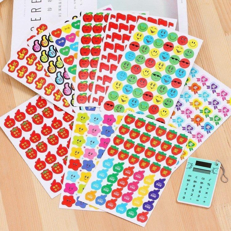 prizes teacher stickers Play teacher reward pupils small | 蝦皮購物