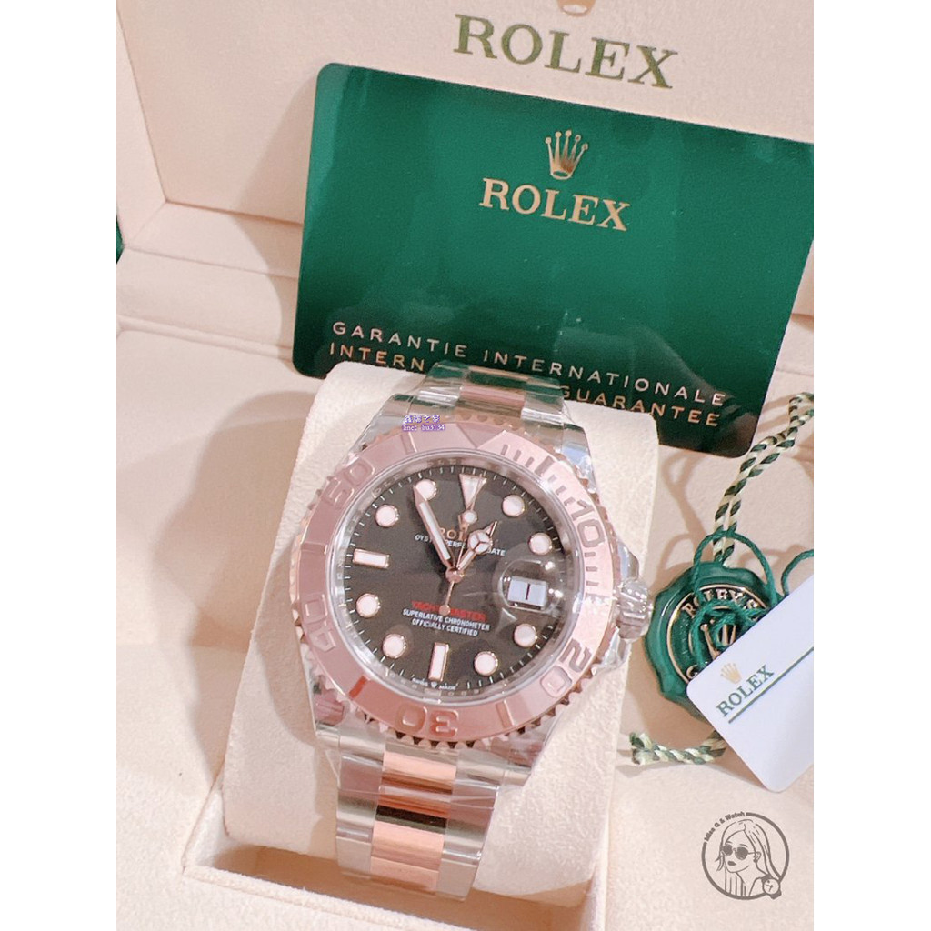 Rolex Yacht Master 126621黑面｜ 玫瑰金小遊艇🔺全新品🔥現貨 蝦皮購物