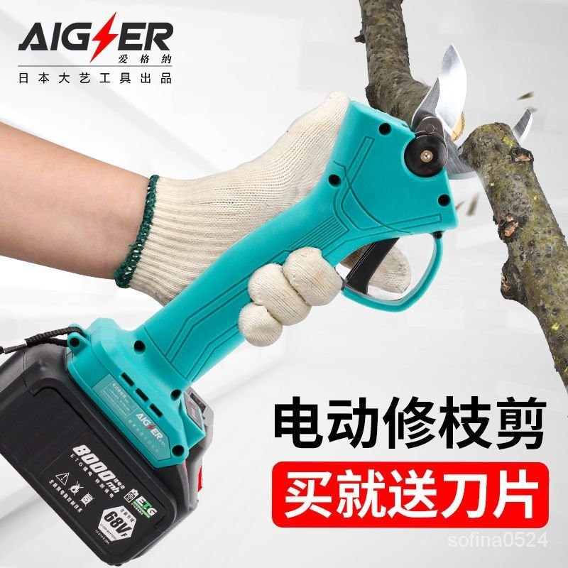 日本大藝電剪刀修枝剪充電園林電剪刀果樹修枝剪刀鋰電電動粗枝剪【臺灣發貨】 | 蝦皮購物