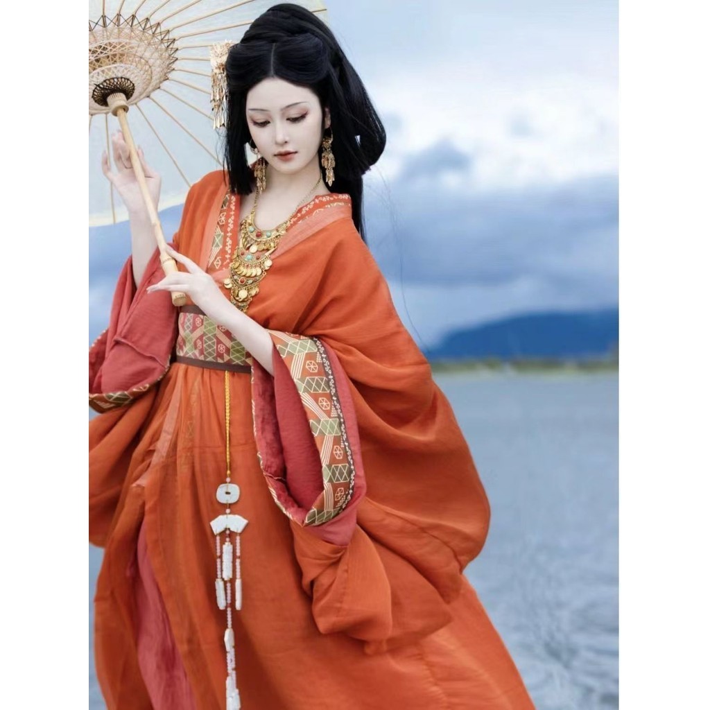 新款原創漢服 戰國傳統交領馬山直裾 楚墓春秋複原宮廷古裝 演出服 古風漢服【菜菜小時尚】 | 蝦皮購物