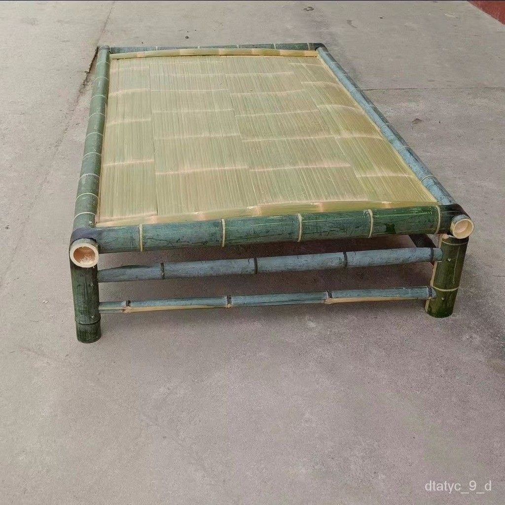{保固~免稅}竹床全竹純手工楠竹製作兩用簡易一體單人傢用雙人午休傳統竹涼床 FJAO | 蝦皮購物