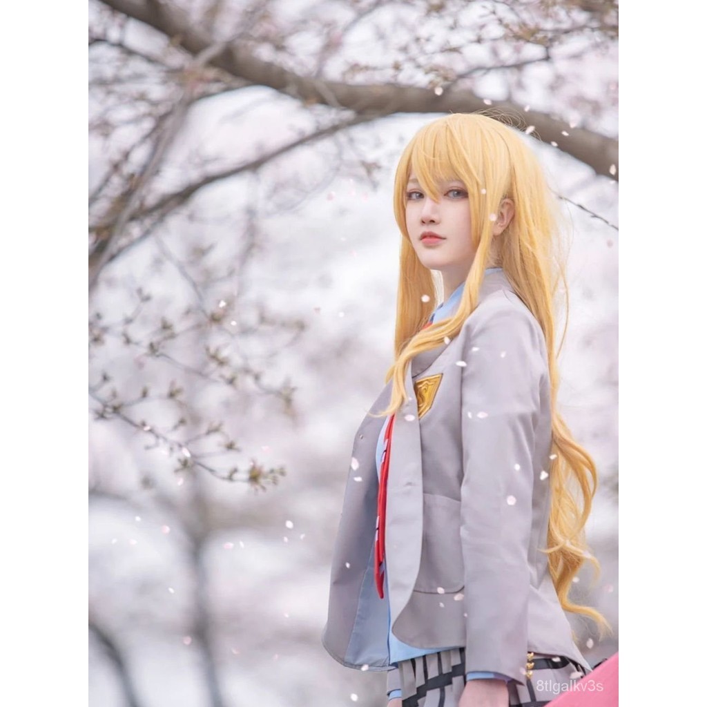 美熙 四月是你的謊言cosplay服宮園薰校服有馬公生製服動漫cos服裝學生 | 蝦皮購物