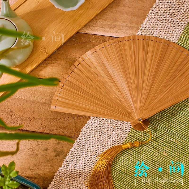 熱銷 新出18CM全竹古風折扇易開閤隨身便攜扇子黑紅綠麵竹扇鏤空折疊扇 6YXB | 蝦皮購物