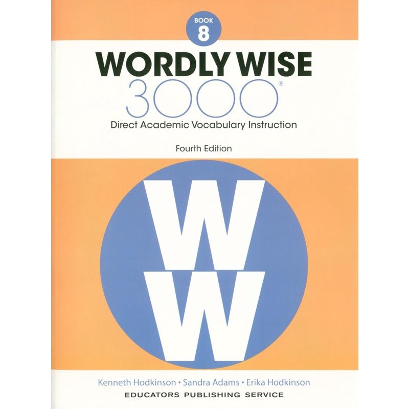 華通書坊】Wordly Wise 3000 系列(第4版) 學生課本/測驗本/解答本(K/1