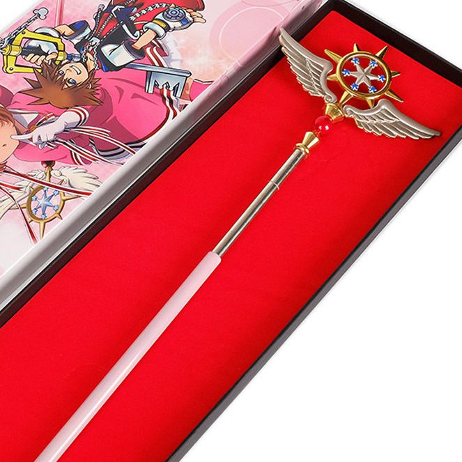 夏莎吉優選 庫洛魔法使封印之杖 百變小櫻手杖 夢之杖 星之杖 鳥頭杖 百變小櫻鳥頭魔法少女杖木之本櫻庫洛魔法仗棒閤金 百 | 蝦皮購物