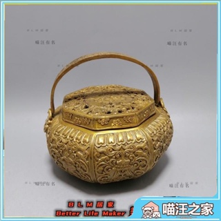 春夏新作 細工白銅仏教八宝高彫無銘美品工芸品収蔵品九竜香炉9 お香