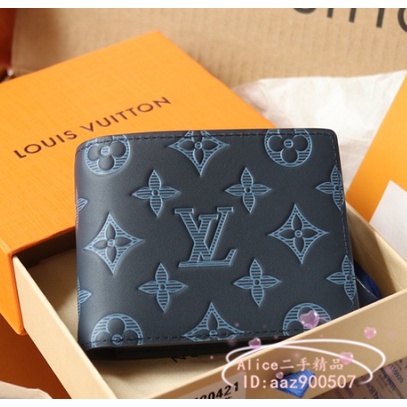 LOUIS VUITTON Portefeuille Multiple Bifold Wallet M62901 Monogram Shad