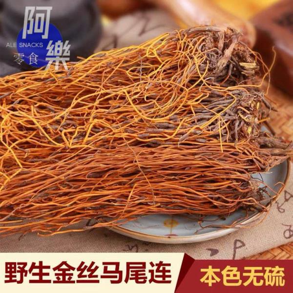 【台灣出貨】金絲馬尾蓮 金絲黃連 馬尾黃連 草黃連 土黃蓮 中草藥 | 蝦皮購物