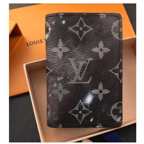 Louis+Vuitton+Pocket+Organizer+Monogram+Galaxy+Black+-+M63873 for