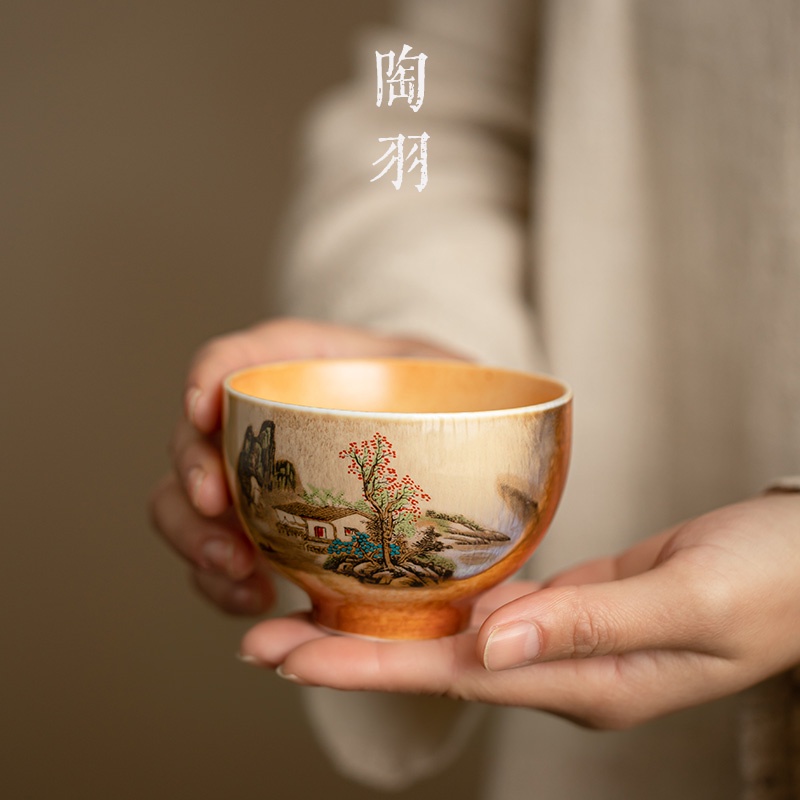 Amazon.com | 复古青花茶碗功夫茶具tea pots家用泡茶碗茶杯tea