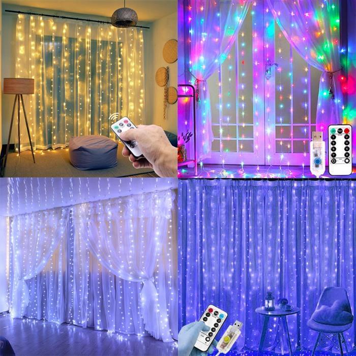 【新品大促】LED 燈串 銅線燈 造型燈串 佈置燈 窗簾燈 掛燈 閃燈 瀑布燈 裝飾燈 燈飾 星星燈 跨年燈 冰條燈 | 蝦皮購物
