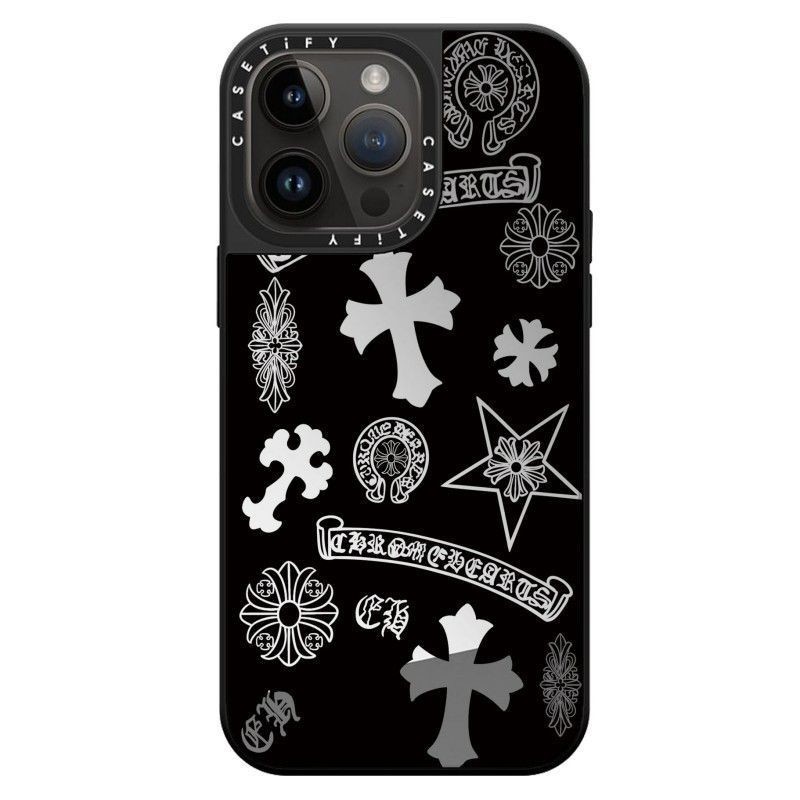 原廠特賣 有盒子 CASTIFY 聯名Chrome圖案15pro適用於iPhone14ProMax藝術13Pro潮牌殼 | 蝦皮購物