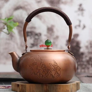 ケトル、銅製、茶道具、工芸品 銅製 ミニ把壺 小茶壺 墨壺 雫壺 銅器