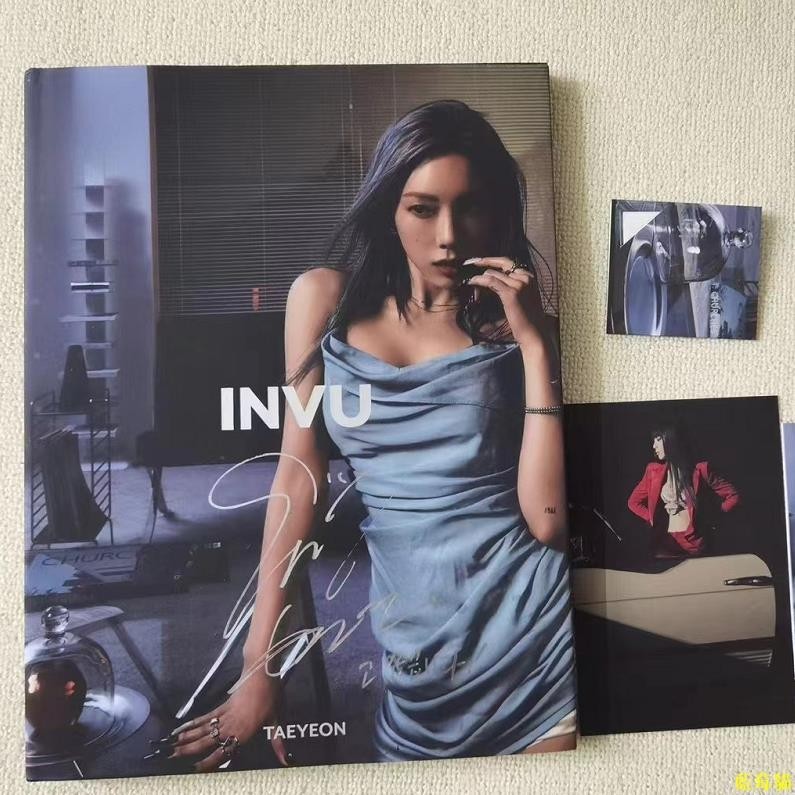 熱銷泰妍親筆簽名簽 INVU 限量版專輯 正品保真粉絲應援周邊 | 蝦皮購物