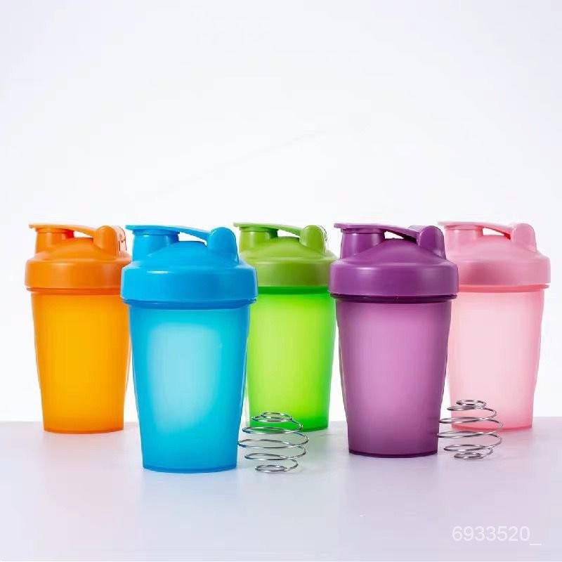 【璐璐優選 】奶昔搖搖杯 蛋白粉搖搖杯400ml 塑膠透明搖搖杯 奶昔杯搖搖杯 運動水壺搖搖杯 健身搖杯奶昔搖杯乳清搖搖 | 蝦皮購物