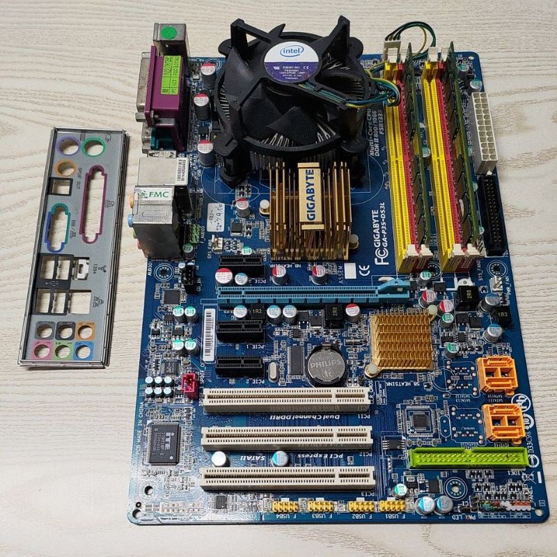 GIGABYTE 技嘉 GA-P35-DS3L LGA 775 ATX 主機板 | 蝦皮購物