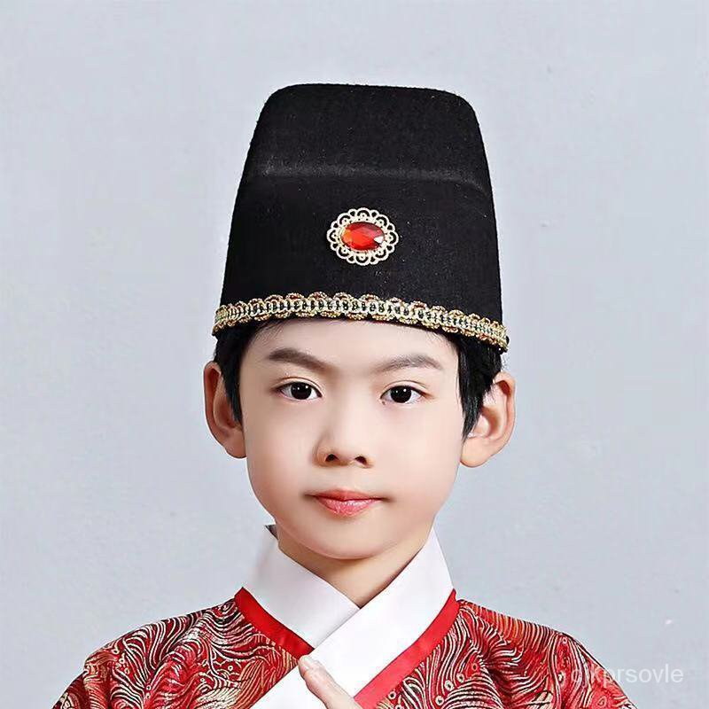 狀元帽 錦衣衛帽 子漢朝古代官帽 芝麻官帽 成人 兒童 縣官帽 財神帽 幼稚園 國小 | 蝦皮購物