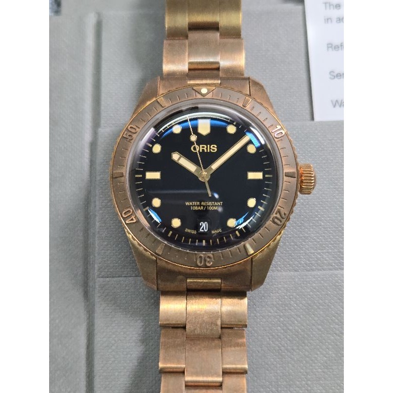 ORIS MOD. DIVERS SIXTY-FIVE COTTON CANDY SEPIA