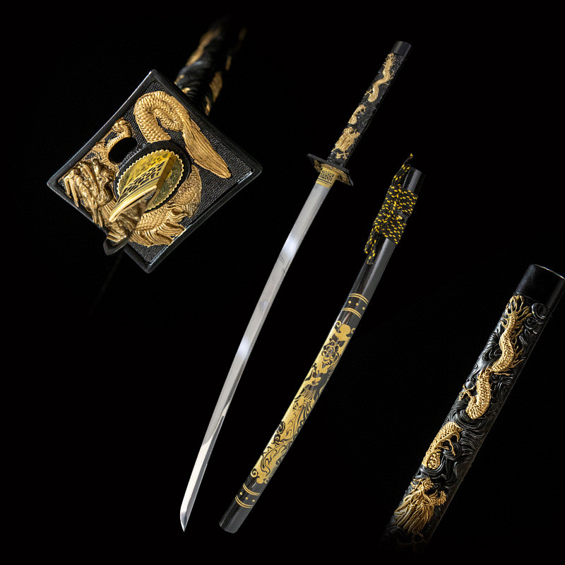 [龍泉劍莊]手工一體鍛造東洋武士日本刀居合 武士刀 太刀 長刀外貿打刀手工刀劍katana 未開刃 | 蝦皮購物