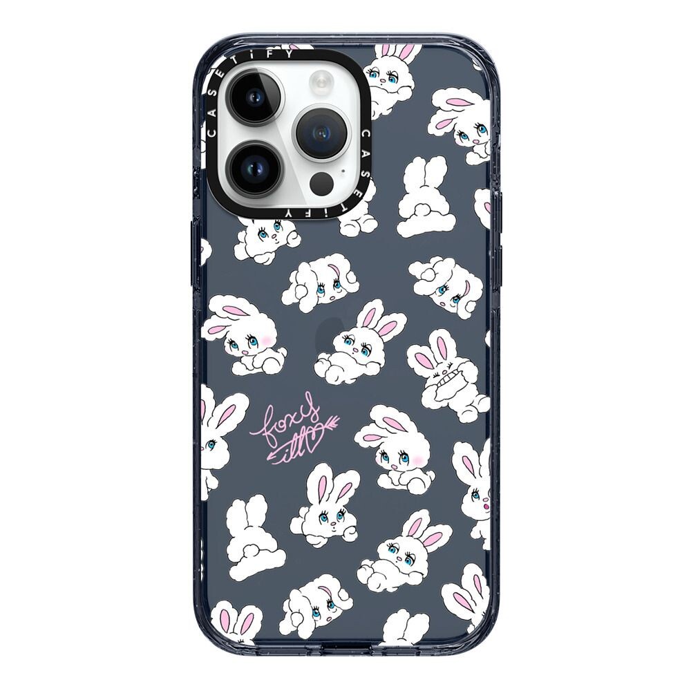 CASETiFY 保護殼iPhone 15 Pro/15 Pro Max 可愛白兔Bunnies by foxy 