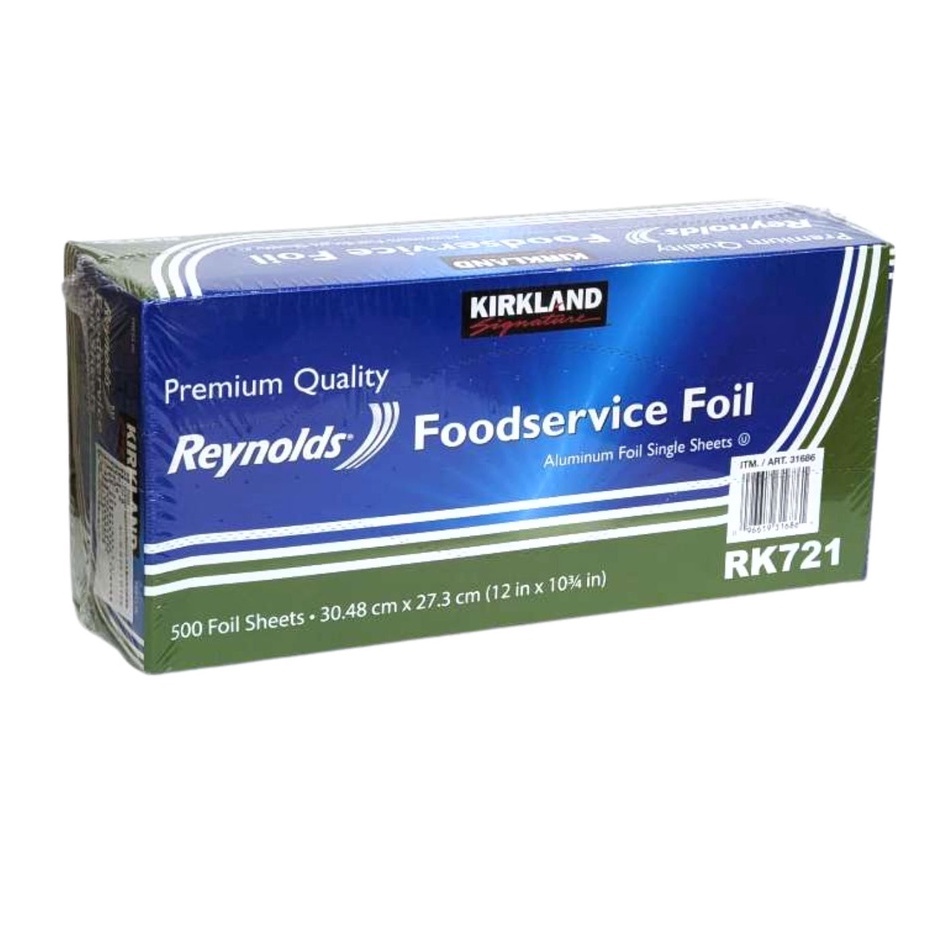 Kirkland Signature Reynolds Foodservice Foil Sheets 500