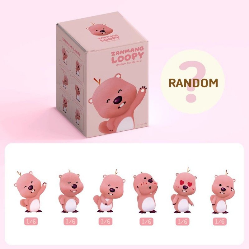 韓國 zanmang loopy 露比 盲盒 週邊 可愛 小海狸 公仔 手辦 擺件 女生禮物 | 蝦皮購物