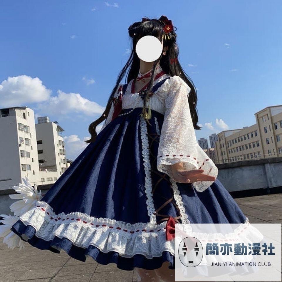【熱賣】洛麗塔裙子全套 lolita和風JSK白雪姬配色白雪鴨白雪鵝可愛大裙擺Lolita | 蝦皮購物