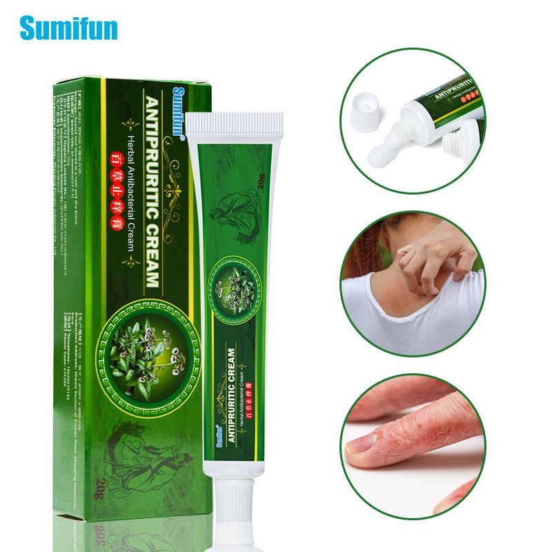 快出 正品 跨境新款 Sumifun Herbal Cream 濕疹瘙癢皮膚外用膏 20g | 蝦皮購物