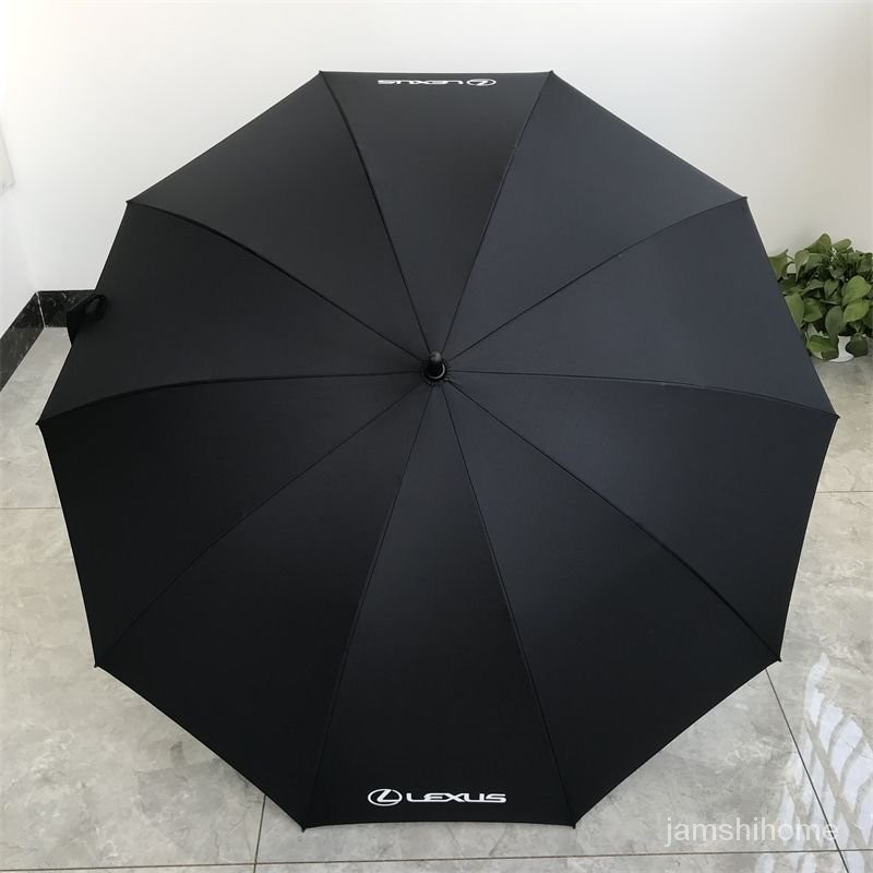 可開發票淩誌原廠雨傘LEXUS適用於廣告傘定製LOGO長柄全自動折疊