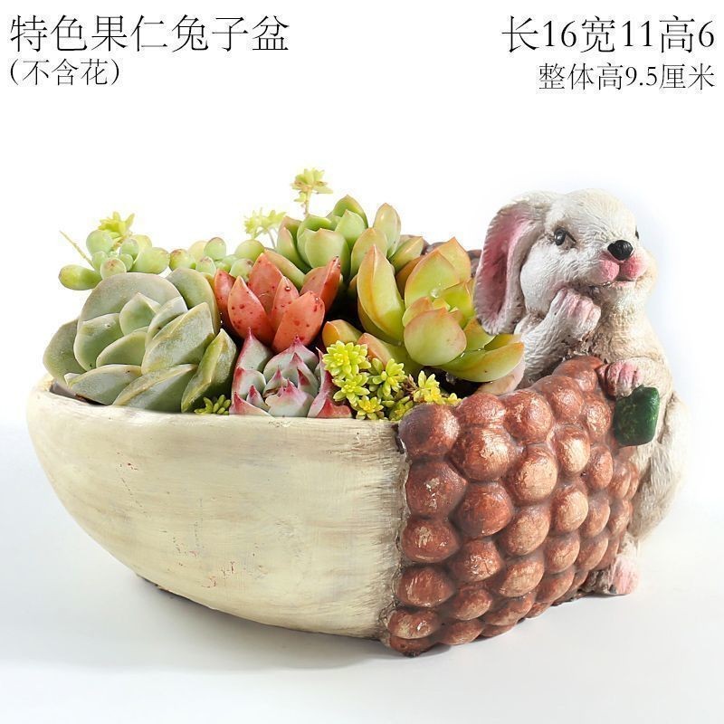 花盆樹根鵰花盆花器多肉花盆大小號口徑古典仿木頭風花盆養文竹綠