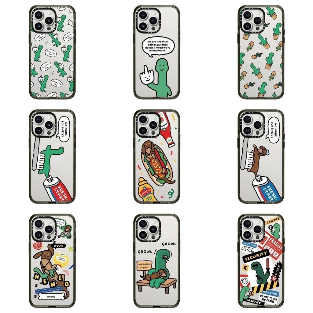 【日本直送】casetify聯名JOGUMAN搞怪恐龍iPhone15Promax手機殼蘋果14pro/13 蝦皮購物