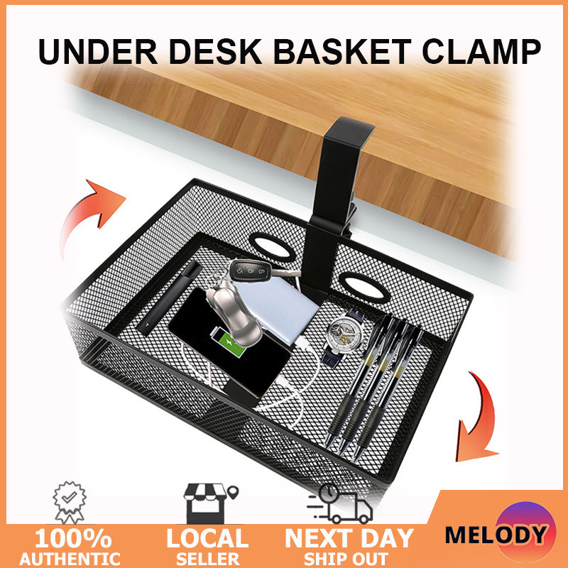 Desk Accessories/Rotatable Under Desk Basket Clamp/ Under De | 蝦皮購物