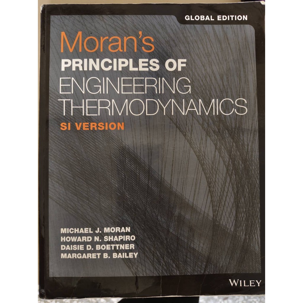 [快速出貨]Moran's Principles of Engineering Thermodynamics 熱力學 | 蝦皮購物