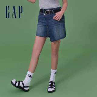 Gap 女裝 牛仔短裙-深藍色(876145)