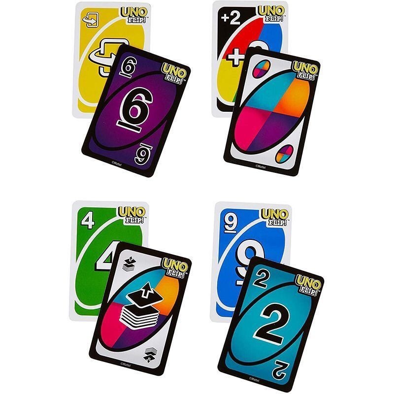 【限時免運】uno 桌遊 uno牌 Uno Flip紙牌游戲翻轉牌面改變游戲反轉雙面牌Flip卡宿舍聚會游戲 | 蝦皮購物