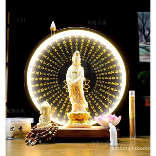 倒流香観音 自在観音 仏像香炉 香座 置物 yj268-4.jpg
