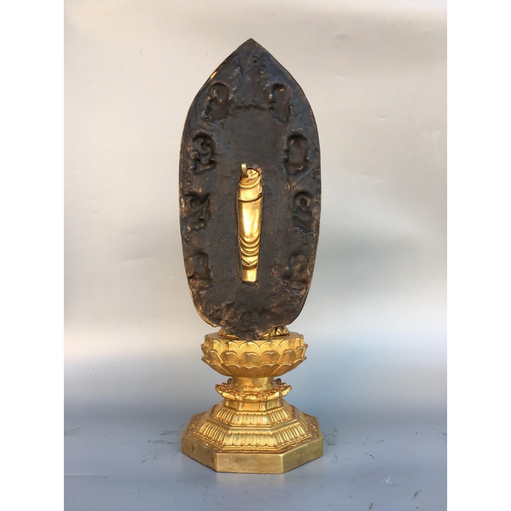 A monumental gilt-bronze figure of Panjarnata Mahakala, Mark