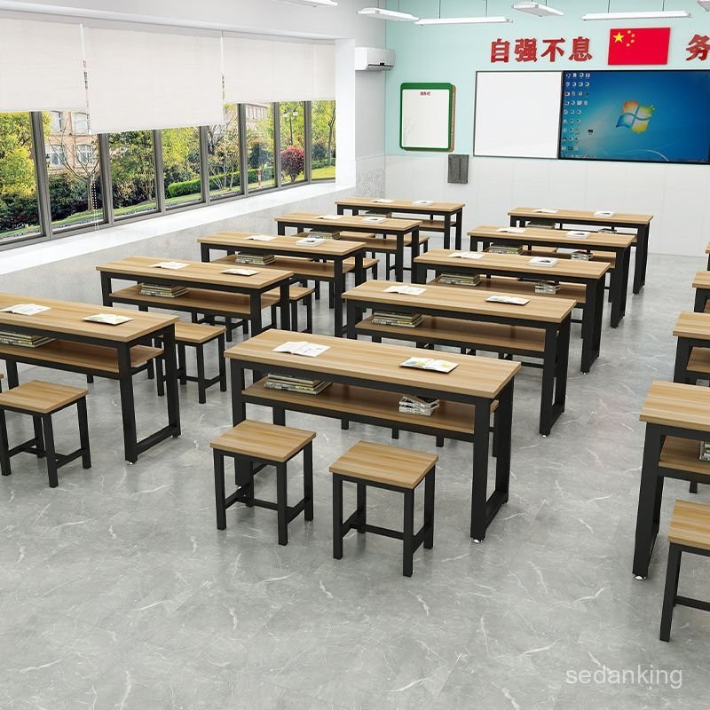 2024新款課桌椅培訓班學習桌學校輔導班補習班書桌學生學習桌 | 蝦皮購物