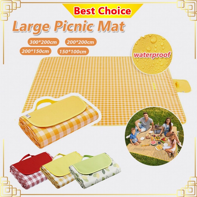 300*200cm Waterproof Picnic Rug Portable Picnic Blanket Mat |
