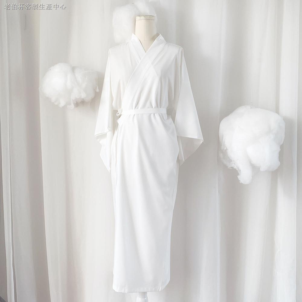 №和服內襯羽織內搭振袖打底襦袢日式日本浴衣白色日系連衣裙早秋女