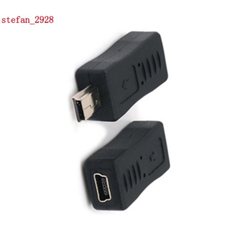 手機mini usb公轉mini usb母轉接頭 安卓T型口充電數據直通頭 | 蝦皮購物